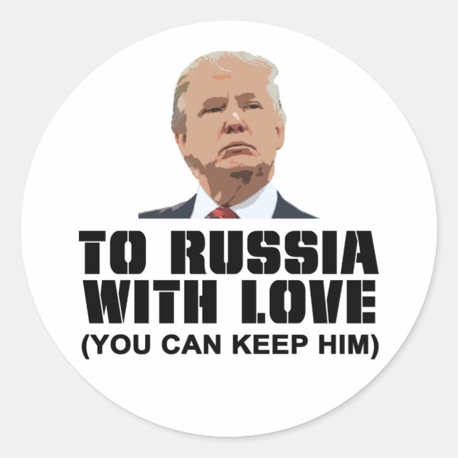 To Russia with Love Classic Round Sticker (Front)