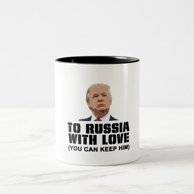To Russia with Love Two-Tone Coffee Mug (Center)