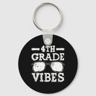 To School 4th Grade Vibes Key Ring