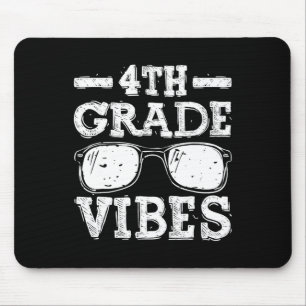 To School 4th Grade Vibes Mouse Mat
