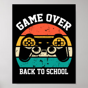 To School Funny Game Over Teacher Student Video Ga Poster
