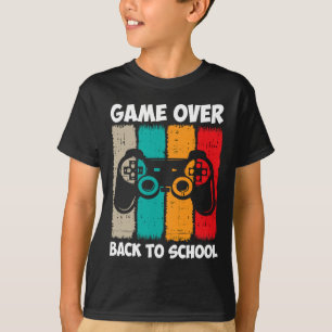 To School Funny Game Over Teacher Student Video Ga T-Shirt