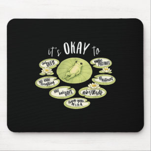 To school psychologist funny frog mental healthTo Mouse Mat