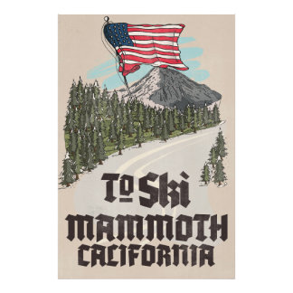 To Ski Mammoth California  Photo Print