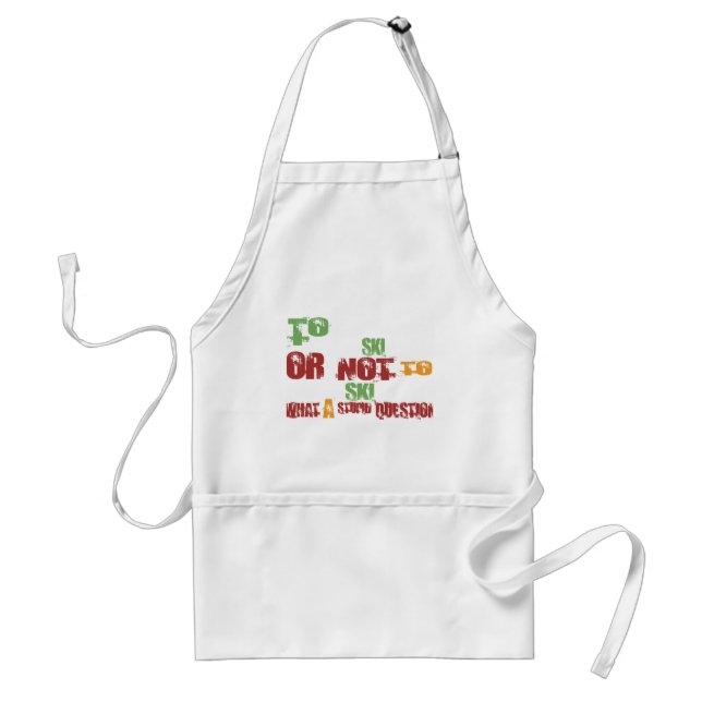 To Ski Standard Apron (Front)
