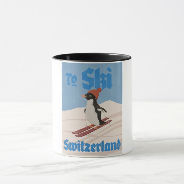 To Ski Switzerland Mug (Center)