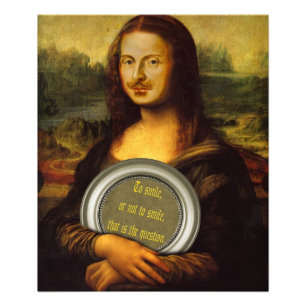 To Smile Or Not To Smile  Photo Print