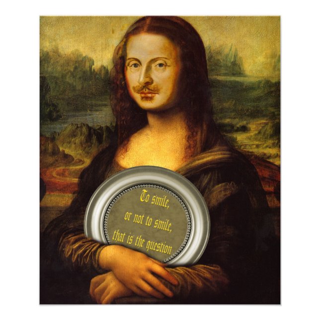 To Smile Or Not To Smile  Photo Print (Front)