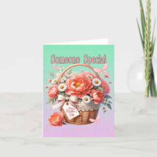 To someone special happy mothers day card