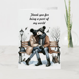 To someone special, Thank you. Foil Greeting Card