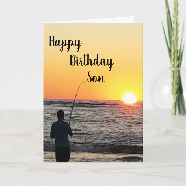 TO ****SON**** ON ****YOUR BIRTHDAY***** CARD (Front)