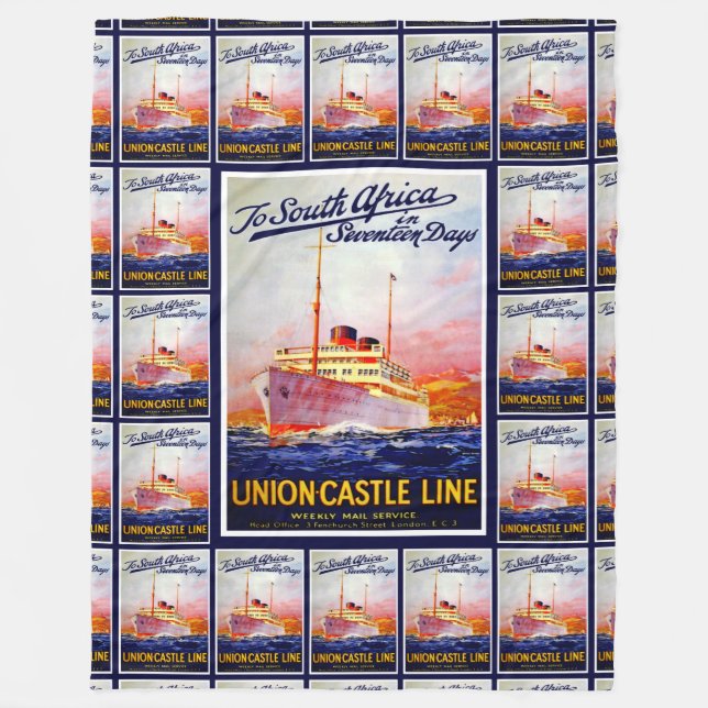 To South Africa in 17 Days Fleece Blanket (Front)