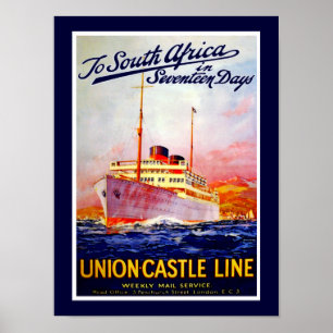 To South Africa in 17 Days Poster