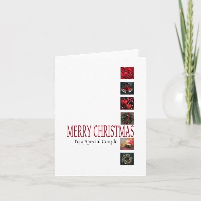 To Special Couple  Merry Christmas card (Front)