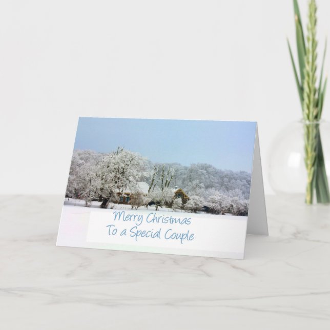 To Special Couple  Merry Christmas card (Front)