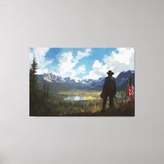 To Stand and Behold  Canvas Print