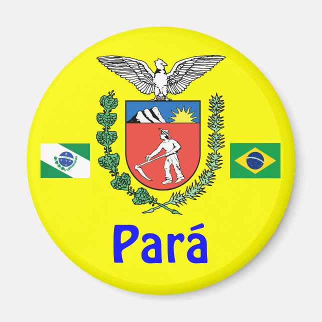 To State, Brazil Shirt Magnet (Front)