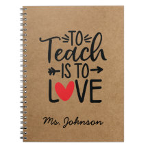 To Teach Is To Love | Personalised Teacher