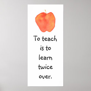 To teach... poster