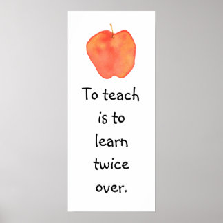 To teach... poster