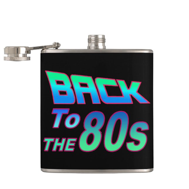 To the 80s 1 hip flask (Opened)