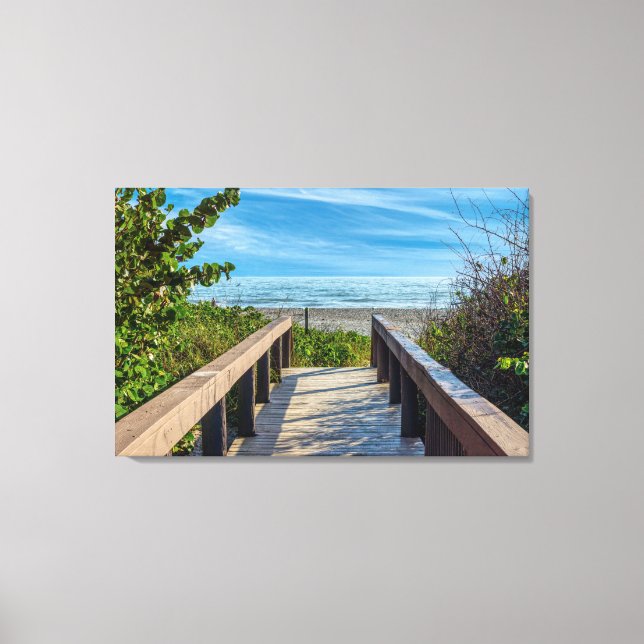 To The Beach Canvas Print (Front)