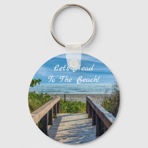 To The Beach Key Ring