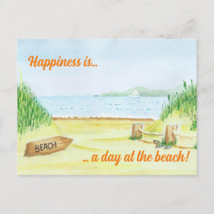 To the Beach Postcard