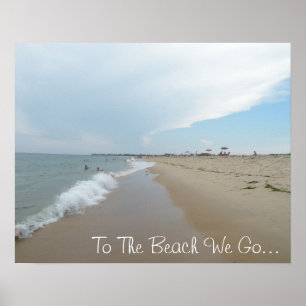 To The Beach We Go Poster