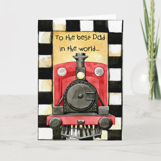 To the Best Dad in the World Card (Front)