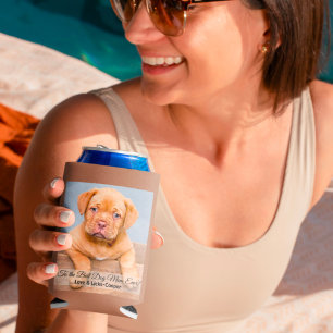 To the Best Dog Mum Ever Custom Photo Can Cooler