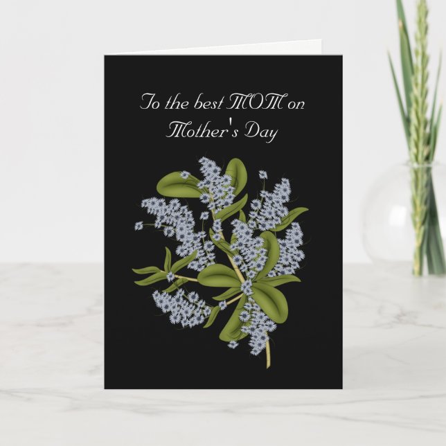 To the Best Mum on Mother's Day Card (Front)