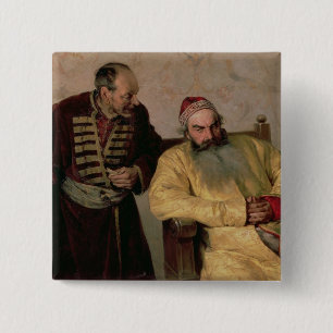 To the Boyar with a Denunciation, 1904 15 Cm Square Badge