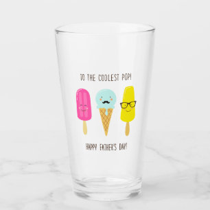 To The Coolest Pop - Father's Day Glass