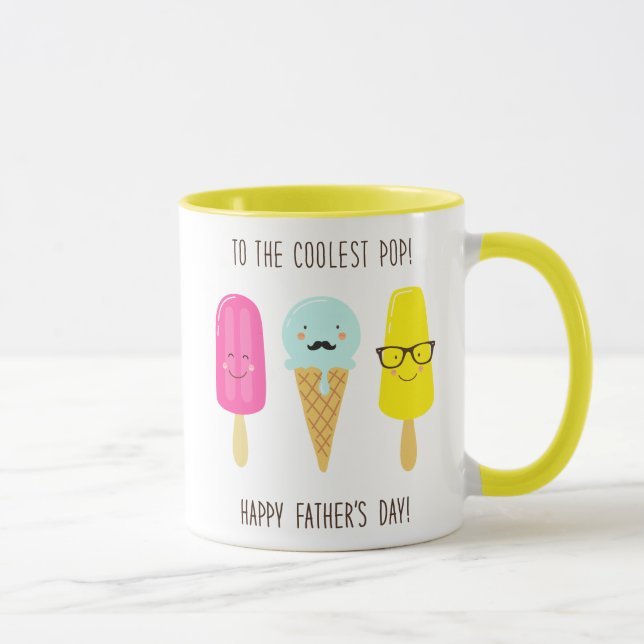 To The Coolest Pop - Father's Day Mug (Right)