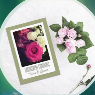 To the Couple! Custom Engagement Congrats Card