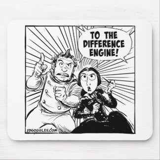 To The Difference Engine Panel Mouse Mat