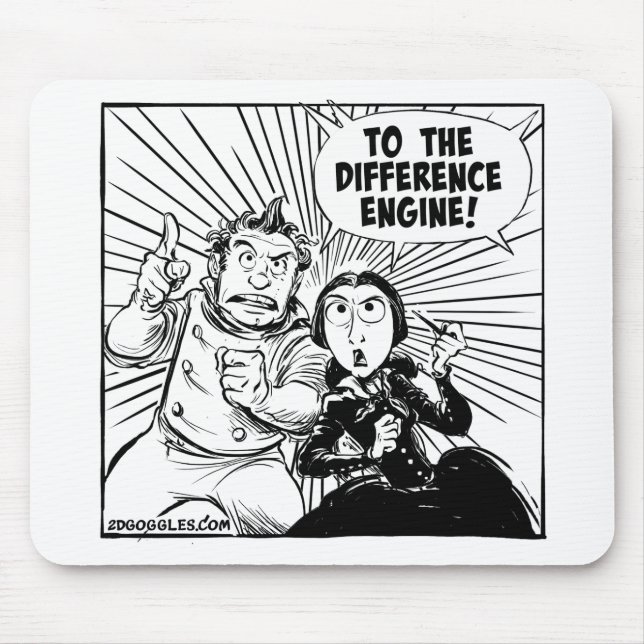 To The Difference Engine Panel Mouse Mat (Front)