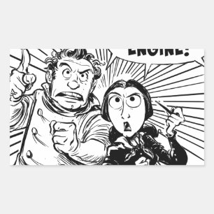 To The Difference Engine Panel Rectangular Sticker