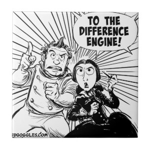 To The Difference Engine Panel Tile