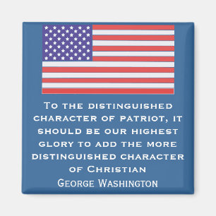 To the distinguished character of patriot, it shou magnet