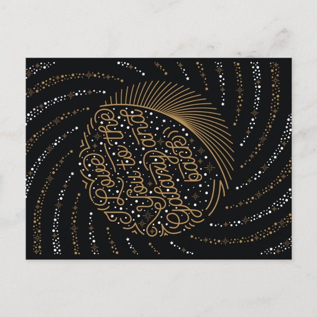 TO THE GALAXY AND BACK / Valentine's Day Postcard (Front)