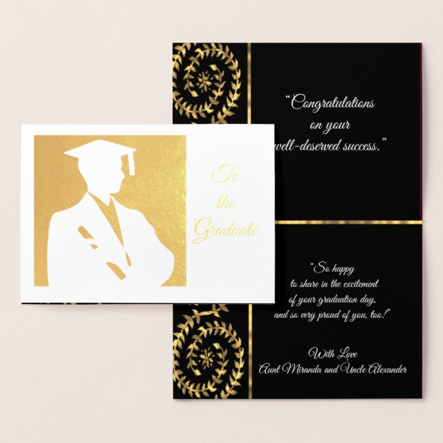 To the Graduate Foil Card (Display)