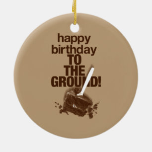 To the Ground Ceramic Tree Decoration