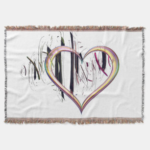 To the Heart Be True Throw Blanket