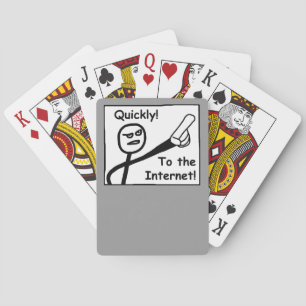 To The Internet Playing Cards
