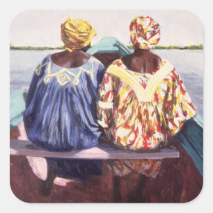 To the Island 1998 Square Sticker