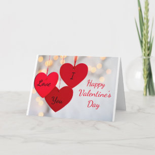 **TO THE LOVE OF MY LIFE** ON VALENTINE'S DAY HOLIDAY CARD