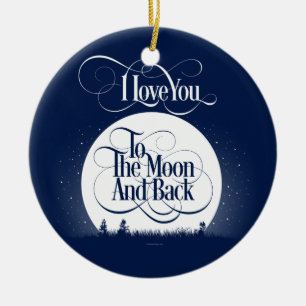 To The Moon And Back Ceramic Tree Decoration