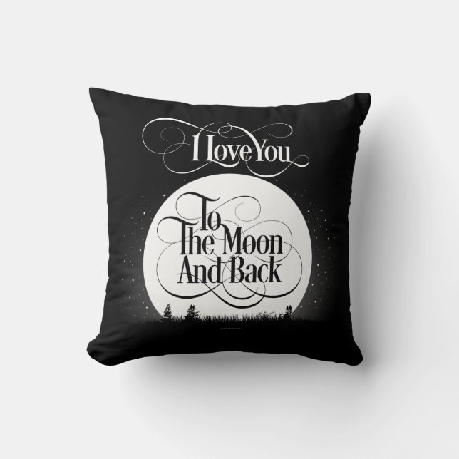 To The Moon And Back Cushion (Front)